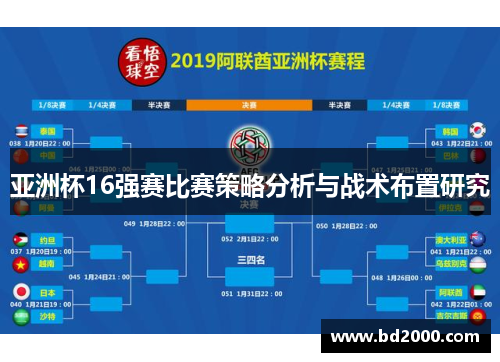 亚洲杯16强赛比赛策略分析与战术布置研究